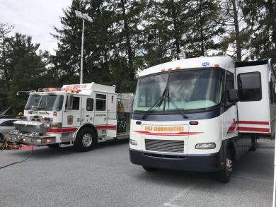 Field Communications Unit at Lancaster Township Community Days